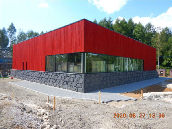 New Construction of Lupicia Niseko Beer Brewery