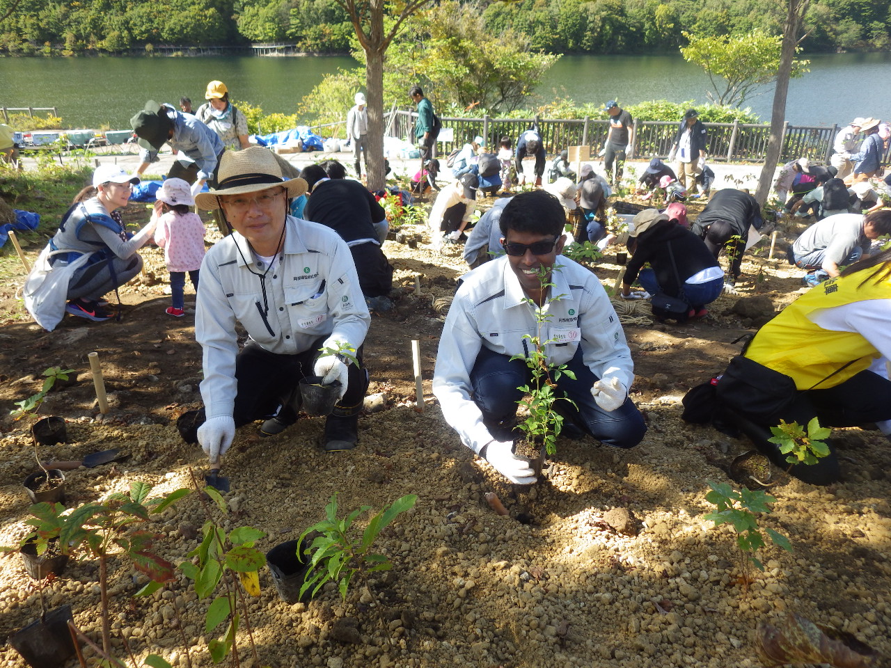 9/29　いのちの森植樹祭に参加しました